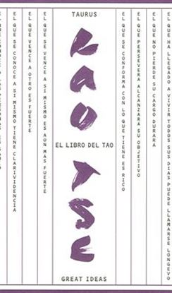 Imagen de EL LIBRO DEL TAO (TAURUS)