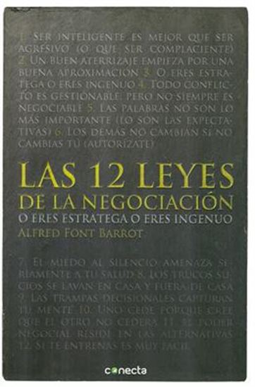 Imagen de LAS 12 LEYES DE LA NEGOCIACION