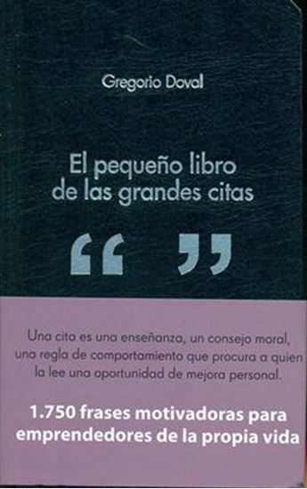 Imagen de EL PEQUEÑO LIBRO DE LAS GRANDES CITAS
