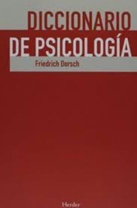 Imagen de DICCIONARIO DE PSICOLOGIA (DORSCH)