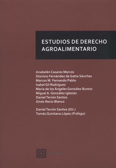 Imagen de ESTUDIOS DE DERECHO AGROALIMENT. (OF2)