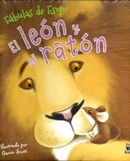 Imagen de EL LEON Y EL RATON. FABULAS DE ESOPO