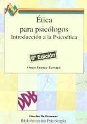 Imagen de ETICA PARA PSICOLOGOS