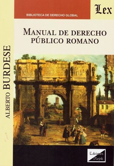 Imagen de MANUAL DE DERECHO PUBLICO ROMANO