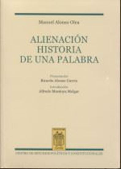 Imagen de ALIENACION. HISTORIA DE UNA PALABRA(OF2)