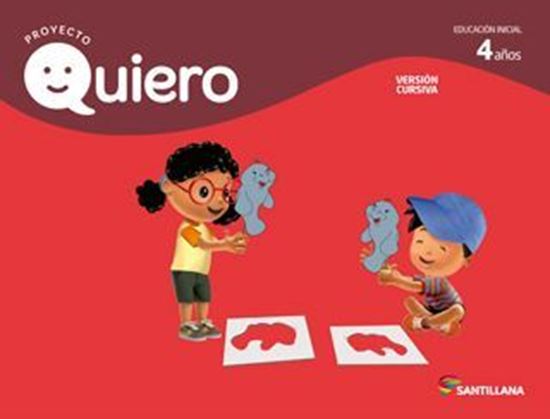 Imagen de QUIERO 4 AÑOS CURSIVA