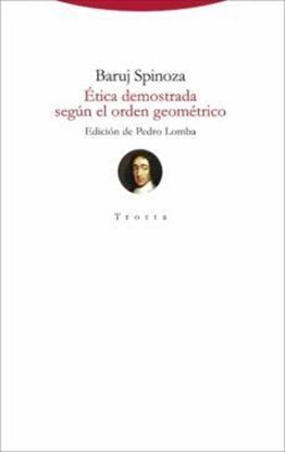 Imagen de ETICA DEMOSTRADA SEGUN EL ORDEN