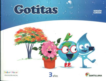 Imagen de GOTITAS 3 AÑOS CURSIVA SABER HACER
