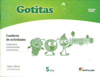 Imagen de CUADERNO GOTITAS 5 AÑOS SCRIPT SABER H.