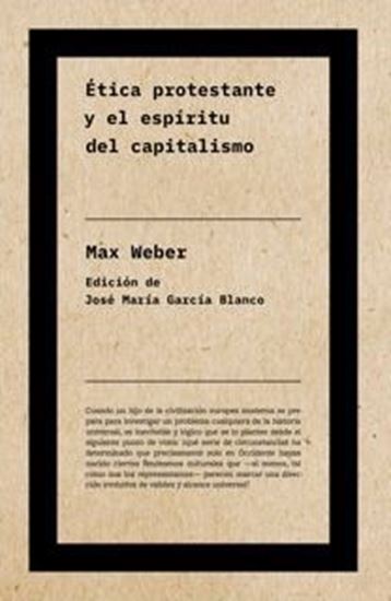 Imagen de ETICA PROTESTANTE Y EL ESPIRITU DEL CAPI