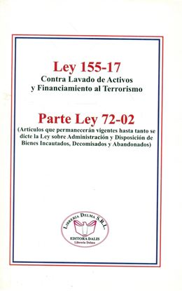 Imagen de LEY 155-17 CONTRA LAVADO DE ACTIVOS
