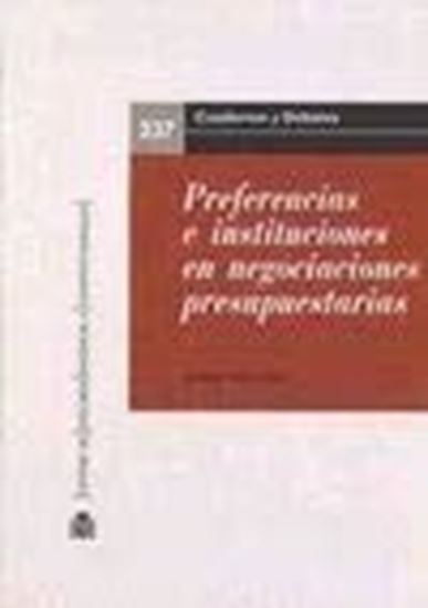 Imagen de PREFERENCIAS E INSTITUCIONES EN NEGOCIAC