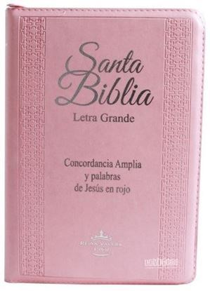 Imagen de SANTA BIBLIA RVR LG CONC. PJSR (ROSA/ZIP