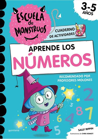 Imagen de CUADERNO ESCUELA DE MONSTRUOS NUMEROS