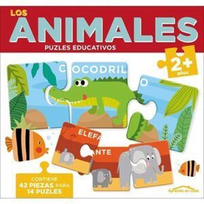 Imagen de LOS ANIMALES. PUZLES EDUCATIVOS (+2)