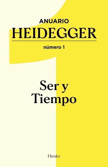 Imagen de ANUARIO HEIDEGGER 1. SER Y TIEMPO