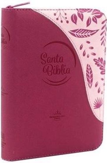 Imagen de SANTA BIBLIA RVR FUCSIA ROSA (FLORES/ZI)