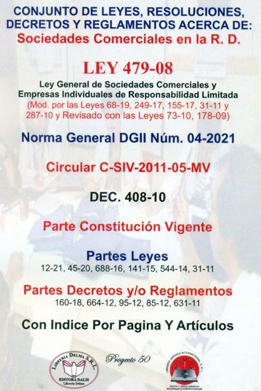 Imagen de LEY 479-08 S/ SOCIEDADES COMERCIALES(LJ)