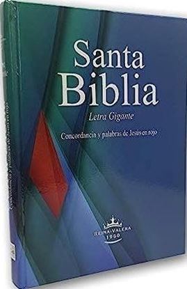 Imagen de BIBLIA LETRA GIGANTE, TAPA DURA (AZUL)