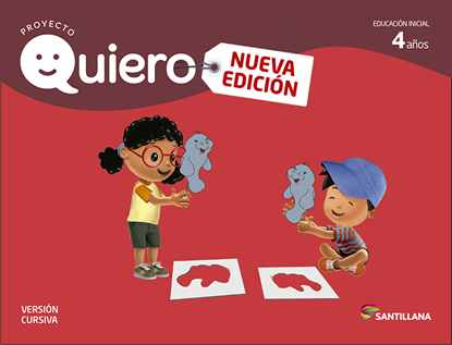 Imagen de QUIERO 4 AÑOS CURSIVA NUEVA EDICION