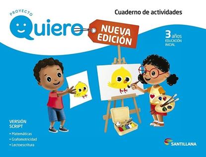Imagen de CUADERNO QUIERO 3 AÑOS SCRIPT NUEVA EDIC