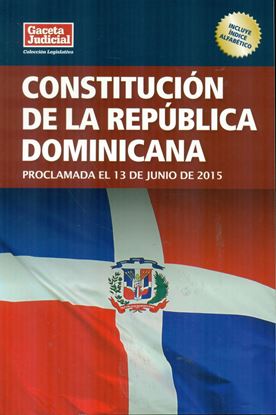 Imagen de CONSTITUCION DE LA REP. DOM.  (2015 )(GJ