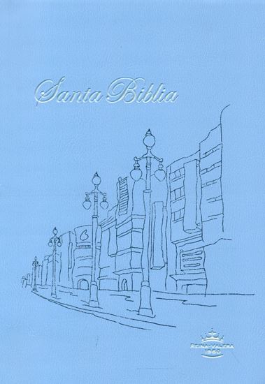 Imagen de BIBLIA VINIL ECONOMICA AZUL CELESTE