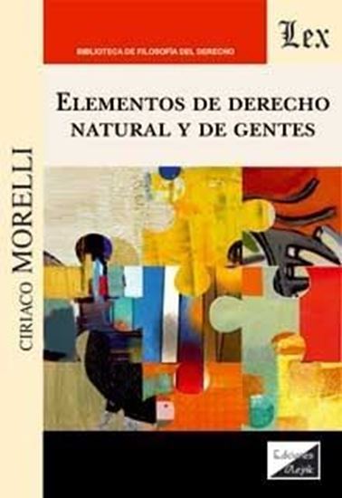 Imagen de ELEMENTOS DE DERECHO NATURAL Y DE GENTES