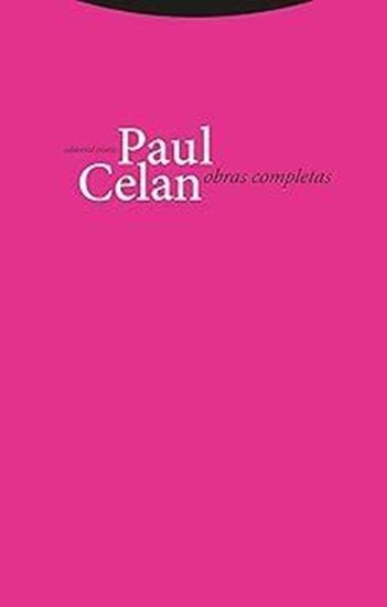 Imagen de OBRAS COMPLETAS DE PAUL CELAN