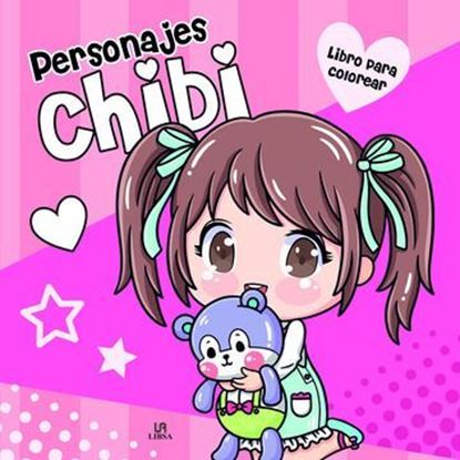 Imagen de PERSONAJES CHIBI.LIBRO PARA COLOREAR