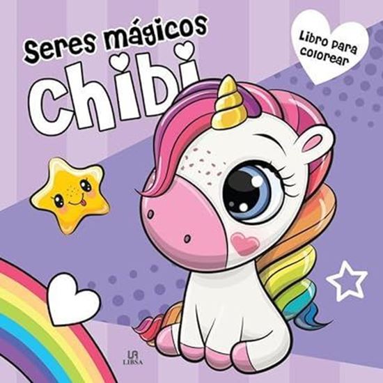Imagen de SERES MAGICOS CHIBI. LIBRO PARA COLOREAR