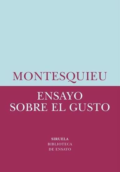 Imagen de ENSAYO SOBRE EL GUSTO