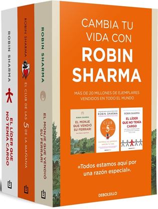 Imagen de PACK CAMBIA TU VIDA CON ROBIN SHARMA(BOL
