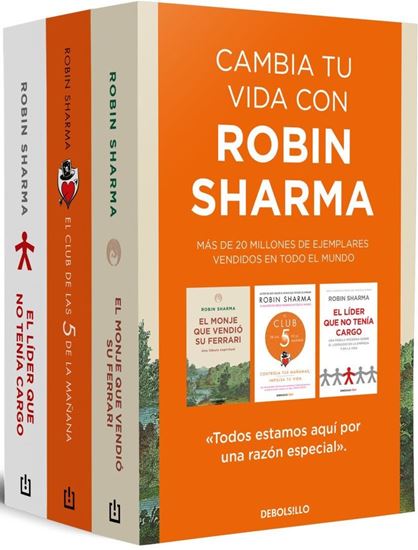 Imagen de PACK CAMBIA TU VIDA CON ROBIN SHARMA(BOL
