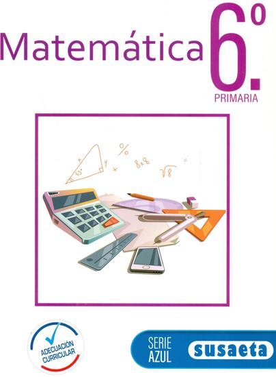 Imagen de MATEMATICA NO. 6 PRIMARIA (S.AZUL)