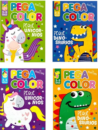 Imagen de PEGACOLOR MAGICO (16 PAG. + ADEHESIVOS)