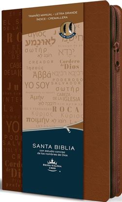 Imagen de BIBLIA RVR 1960 LG CREMALLERA E INDICE
