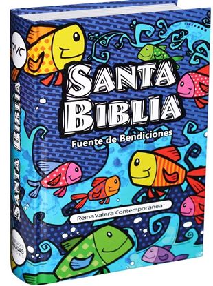 Imagen de BIBLIA COLORES, RVR INFANTIL CON PECES