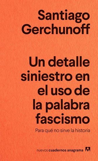 Imagen de UN DETALLE SINIESTRO EN PALABRA FASCISMO