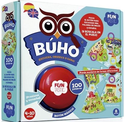 Imagen de BUHO - PUZLE BOTON - 100 PALABRAS