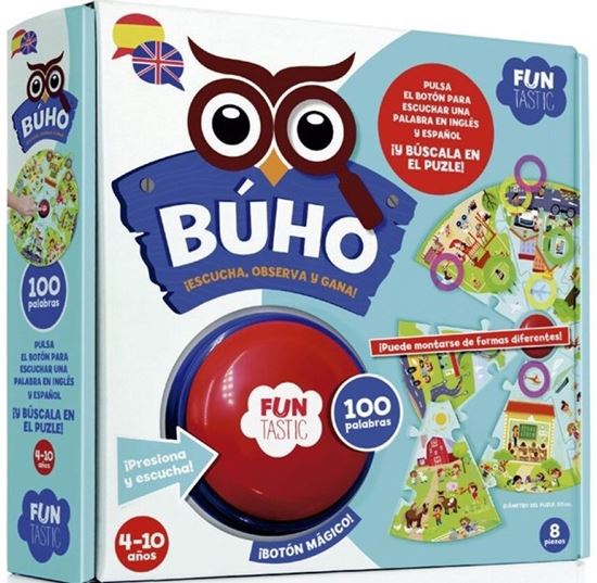 Imagen de BUHO - PUZLE BOTON - 100 PALABRAS