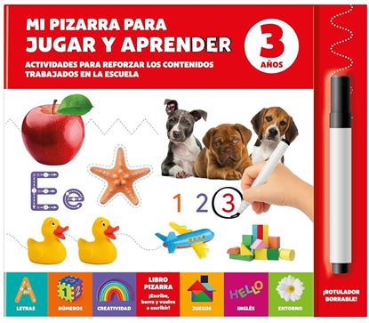 Imagen de MI PIZARRA PARA JUGAR Y APRENDER 3 ANOS