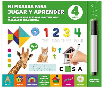 Imagen de MI PIZARRA PARA JUGAR Y APRENDER 4 ANOS