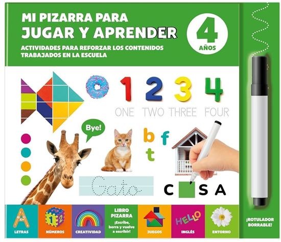 Imagen de MI PIZARRA PARA JUGAR Y APRENDER 4 ANOS