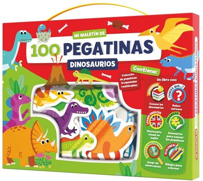 Imagen de MALETIN 100 PEGATINAS DINOSAURIOS