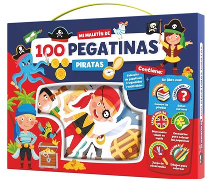 Imagen de MALETIN 100 PEGATINAS PIRATAS