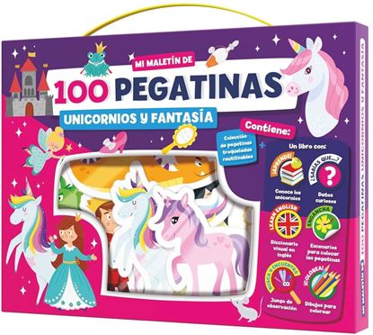 Imagen de MALETIN 100 PEGATINAS FANTASIA