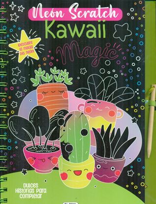 Imagen de NEON SCRATCH (2 TIT) UNICORNIOS KAWAII
