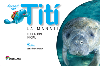 Imagen de CARPETA TITI LA MANATI 3 AÑOS CURSIVA
