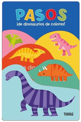 Imagen de PASOS DE DINOSAURIOS DE COLORES
